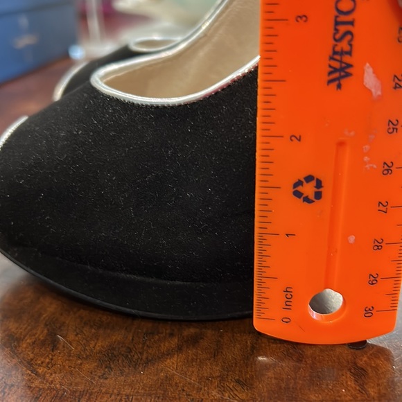 Michael Kors Black Platform Mirror & Stoned Heels,NWT - Picture 10 of 12